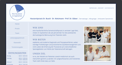 Desktop Screenshot of hautaerzte-sophienhof-kiel.de
