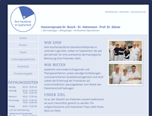 Tablet Screenshot of hautaerzte-sophienhof-kiel.de